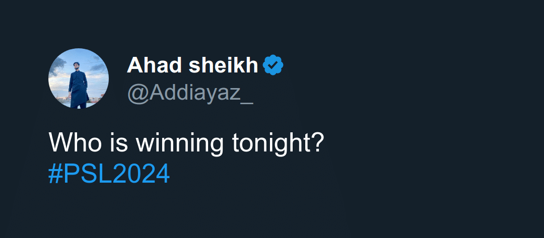 Who's dominating tonight?